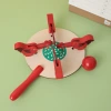 Traditional outdoor chicken pecking rice wooden educational toy children outdoor chicken pecking Rice Children outdoor chicken pecking rice details Picture
